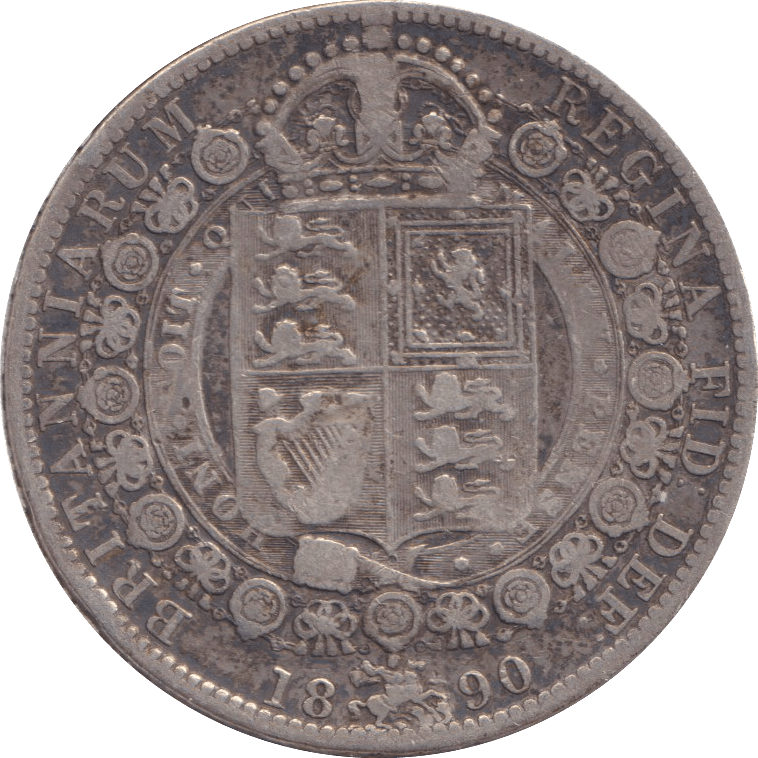 1890 HALFCROWN ( GF ) - HALFCROWN - Cambridgeshire Coins