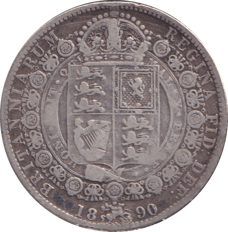 1890 HALFCROWN ( GF ) - HALFCROWN - Cambridgeshire Coins