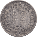 1890 HALFCROWN ( GF ) - Halfcrown - Cambridgeshire Coins