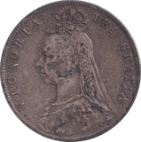 1890 HALFCROWN ( GF ) - Halfcrown - Cambridgeshire Coins