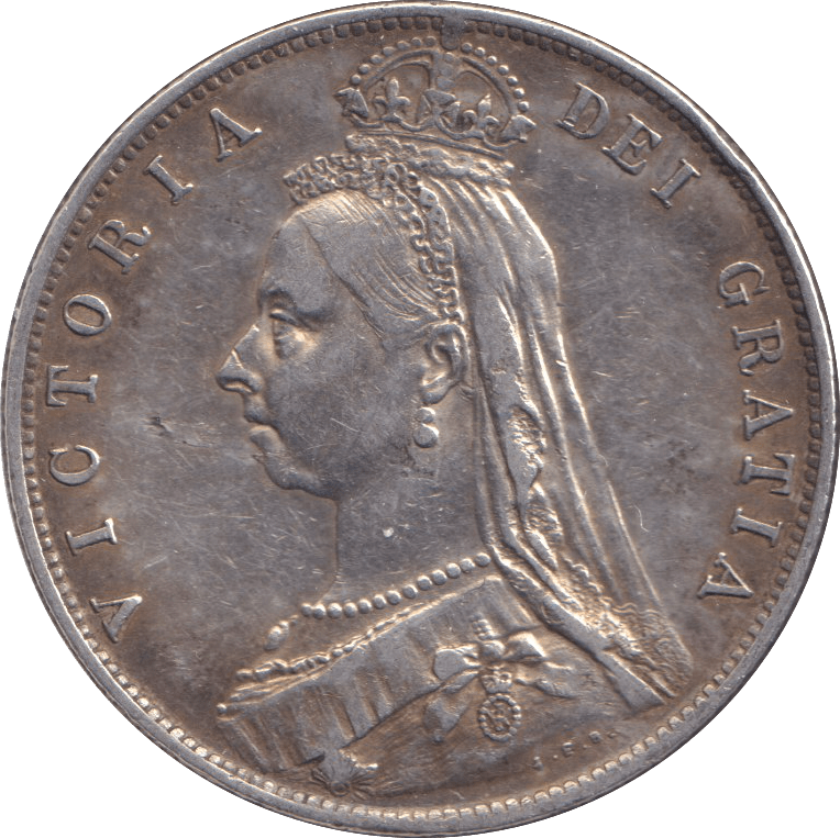 1890 HALFCROWN ( GVF ) - HALFCROWN - Cambridgeshire Coins