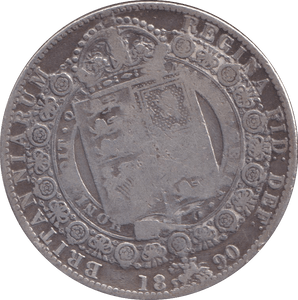 1890 HALFCROWN ( NF ) - HALFCROWN - Cambridgeshire Coins