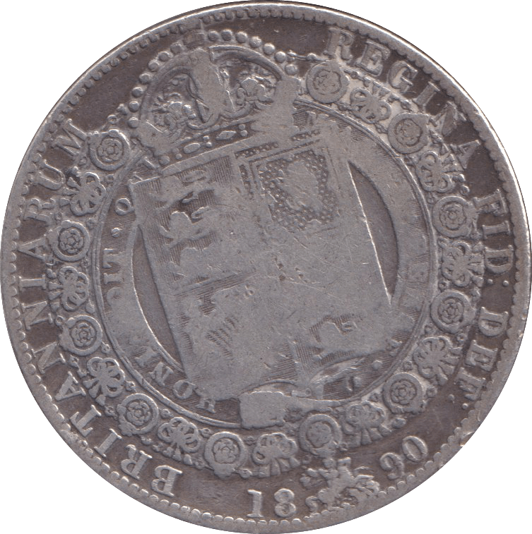 1890 HALFCROWN ( NF ) - HALFCROWN - Cambridgeshire Coins