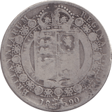1890 HALFCROWN ( NF ) - WORLD COINS - Cambridgeshire Coins