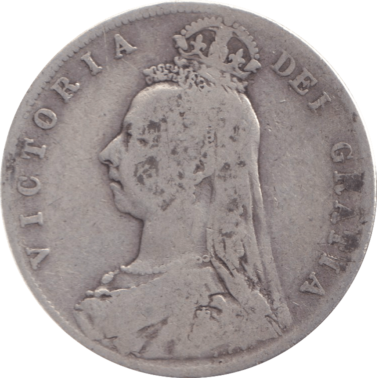 1890 HALFCROWN ( NF ) - WORLD COINS - Cambridgeshire Coins