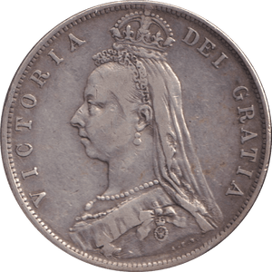 1890 HALFCROWN ( VF ) - WORLD COINS - Cambridgeshire Coins