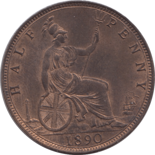 1890 HALFPENNY ( BU ) - Halfpenny - Cambridgeshire Coins