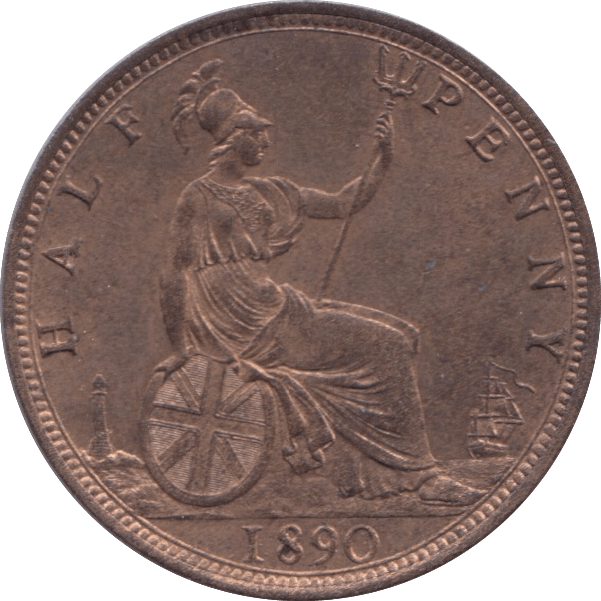 1890 HALFPENNY ( BU ) - Halfpenny - Cambridgeshire Coins