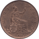 1890 HALFPENNY ( BU ) - Halfpenny - Cambridgeshire Coins