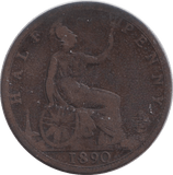 1890 HALFPENNY ( FAIR ) - HALFPENNY - Cambridgeshire Coins