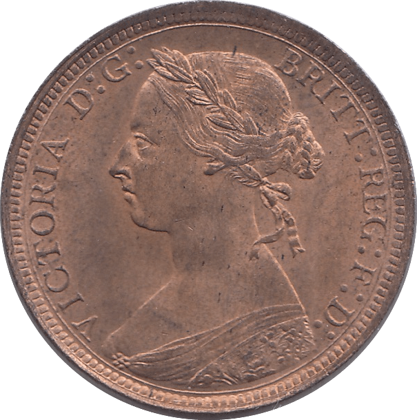 1890 HALFPENNY ( UNC ) - HALFPENNY - Cambridgeshire Coins