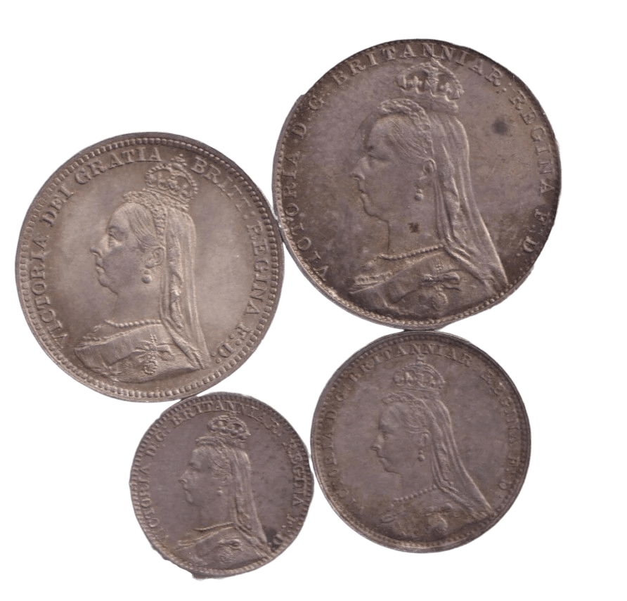 1890 MAUNDY SET VICTORIA - Maundy Set - Cambridgeshire Coins