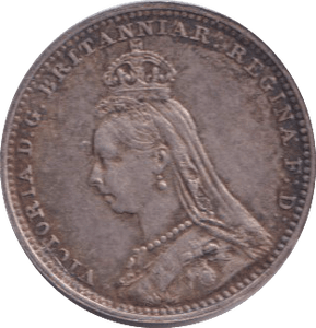1890 MAUNDY TWOPENCE ( EF ) - MAUNDY TWOPENCE - Cambridgeshire Coins