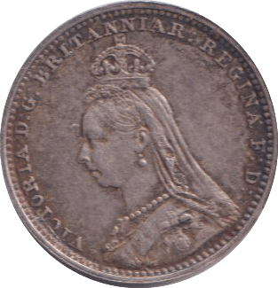 1890 MAUNDY TWOPENCE ( EF ) - MAUNDY TWOPENCE - Cambridgeshire Coins
