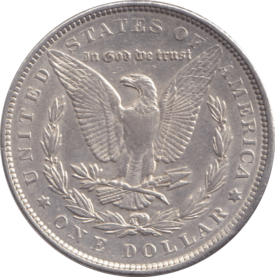 1890 MORGAN DOLLAR USA PHILADEPHIA MINT - SILVER WORLD COINS - Cambridgeshire Coins