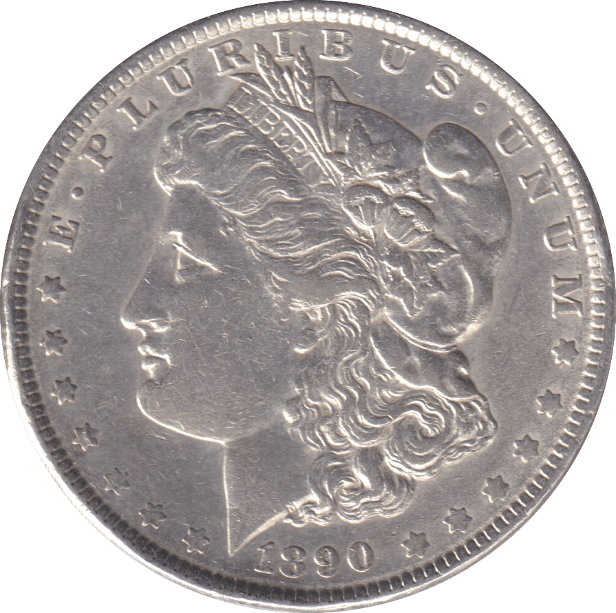 1890 MORGAN DOLLAR USA PHILADEPHIA MINT - SILVER WORLD COINS - Cambridgeshire Coins