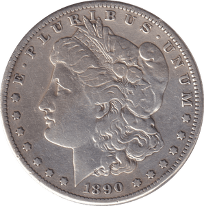 1890 MORGAN DOLLAR USA SAN FRANCISCO MINT - SILVER WORLD COINS - Cambridgeshire Coins