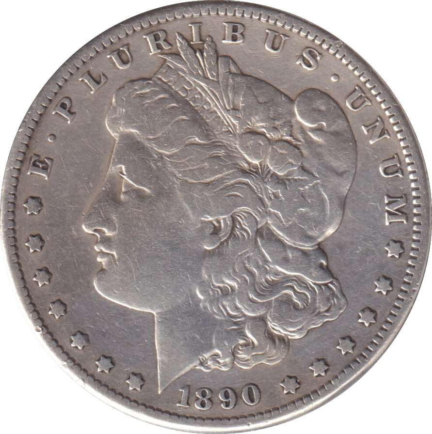 1890 MORGAN DOLLAR USA SAN FRANCISCO MINT - SILVER WORLD COINS - Cambridgeshire Coins