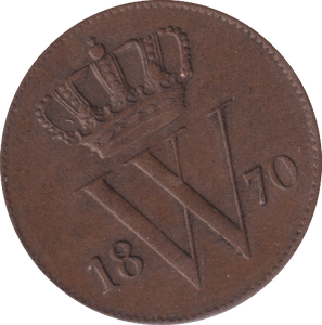 1890 NETHERLANDS CENT ( AUNC ) - WORLD COINS - Cambridgeshire Coins