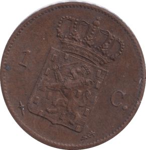 1890 NETHERLANDS CENT ( AUNC ) - WORLD COINS - Cambridgeshire Coins