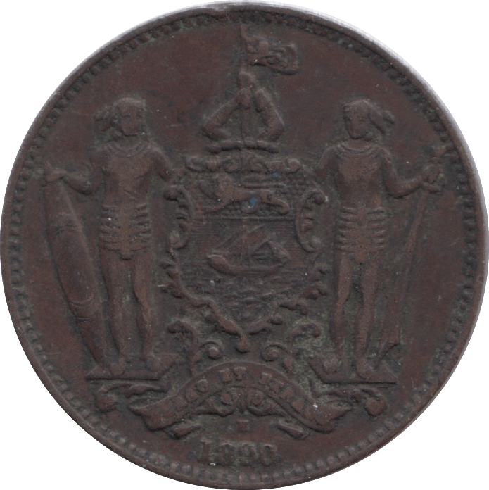 1890 ONE CENT BORNEO MALAYA - WORLD COINS - Cambridgeshire Coins