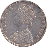 1890 ONE RUPEE INDIA - SILVER WORLD COINS - Cambridgeshire Coins