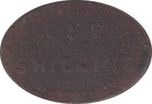 1890 ONE SHILLING TOKEN S.ALDRIDGE - OTHER TOKENS - Cambridgeshire Coins