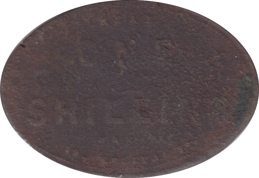 1890 ONE SHILLING TOKEN S.ALDRIDGE - OTHER TOKENS - Cambridgeshire Coins