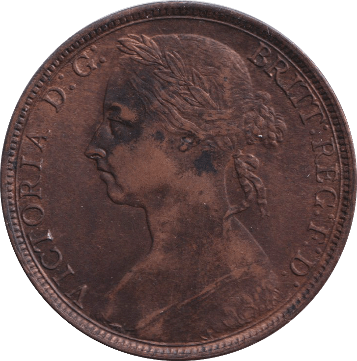 1890 PENNY ( AUNC ) - PENNY - Cambridgeshire Coins