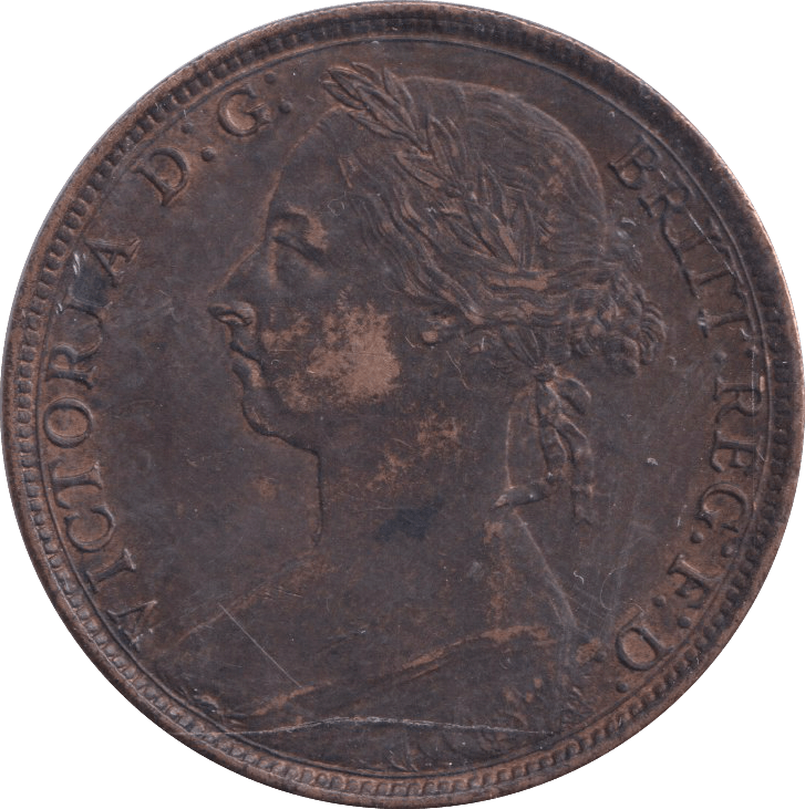 1890 PENNY ( AUNC ) - PENNY - Cambridgeshire Coins