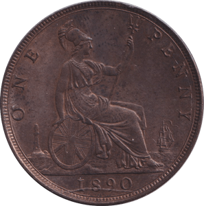 1890 PENNY ( BU ) - PENNY - Cambridgeshire Coins