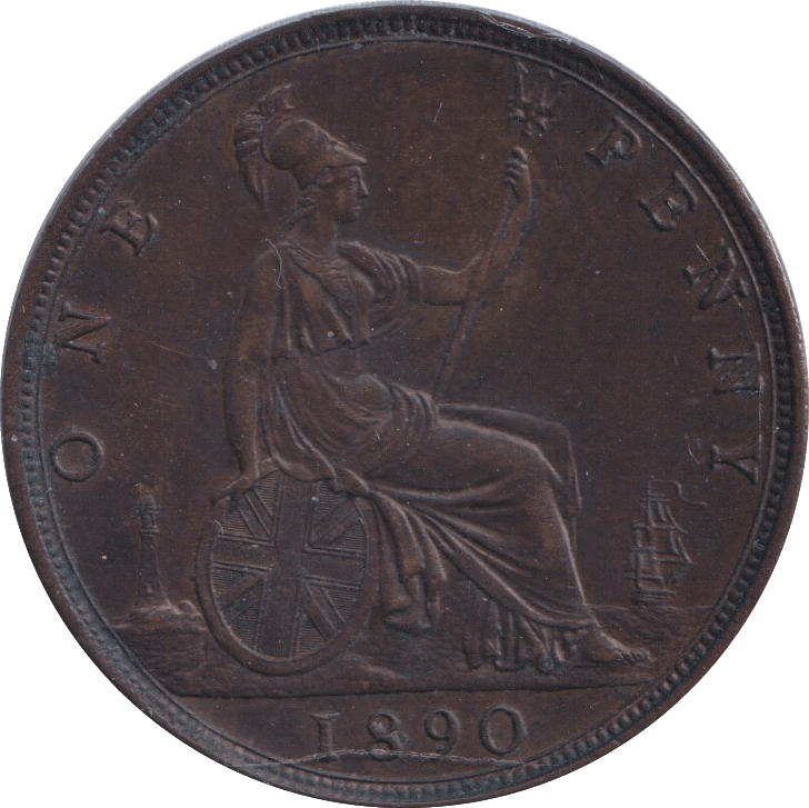 1890 PENNY ( EF ) - PENNY - Cambridgeshire Coins