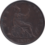 1890 PENNY ( EF ) - PENNY - Cambridgeshire Coins