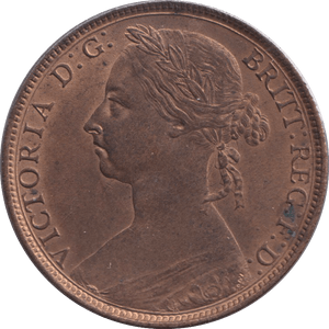 1890 PENNY ( UNC ) - PENNY - Cambridgeshire Coins