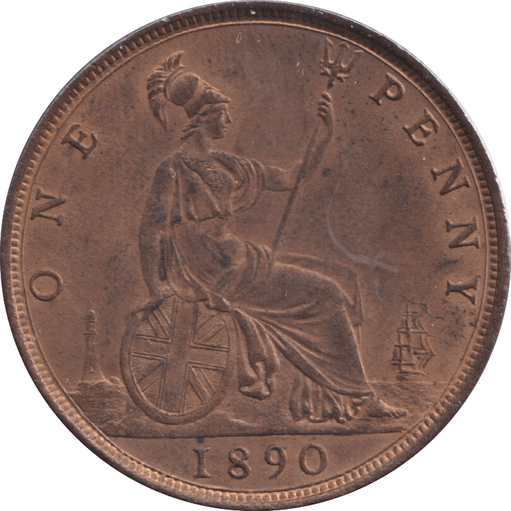 1890 PENNY ( UNC ) - PENNY - Cambridgeshire Coins