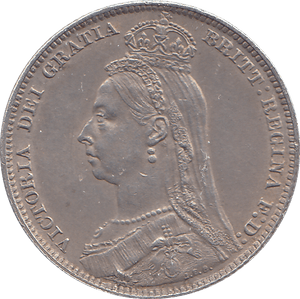 1890 SHILLING ( AUNC ) - SHILLING - Cambridgeshire Coins