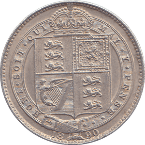 1890 SHILLING ( AUNC ) - SHILLING - Cambridgeshire Coins