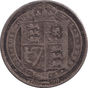 1890 SHILLING ( GF ) - SHILLING - Cambridgeshire Coins