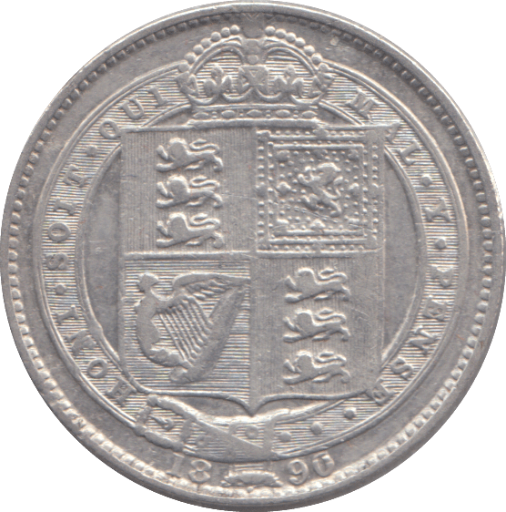 1890 SHILLING ( GF ) - SHILLING - Cambridgeshire Coins