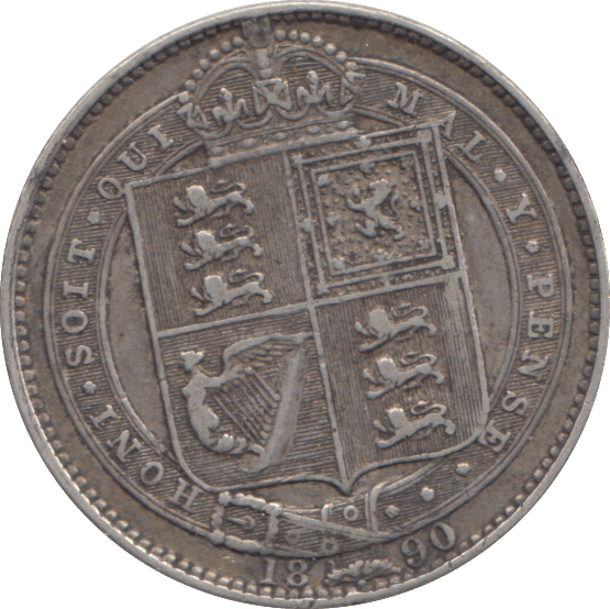 1890 SHILLING ( VF ) - SHILLING - Cambridgeshire Coins