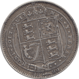 1890 SHILLING ( VF ) - SHILLING - Cambridgeshire Coins