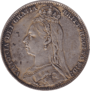 1890 SHILLING (VF) - SHILLING - Cambridgeshire Coins