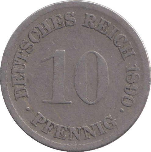 1890 SILVER COIN GERMANY - SILVER WORLD COINS - Cambridgeshire Coins