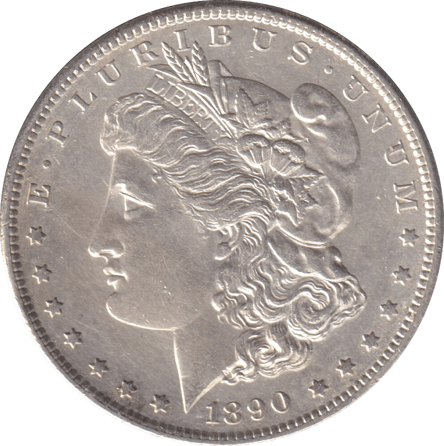 1890 SILVER DOLLAR USA - SILVER WORLD COINS - Cambridgeshire Coins