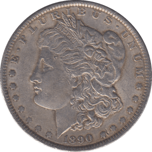 1890 SILVER DOLLAR USA - SILVER WORLD COINS - Cambridgeshire Coins