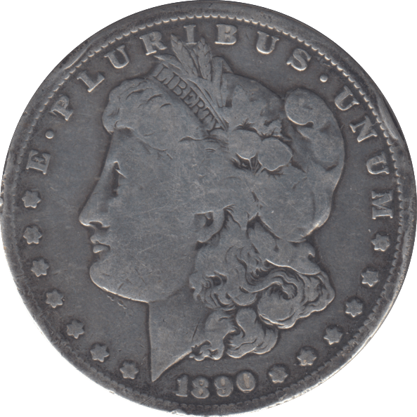 1890 SILVER DOLLAR USA - SILVER WORLD COINS - Cambridgeshire Coins