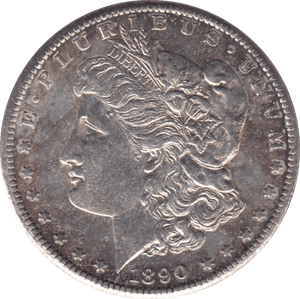 1890 SILVER MORGAN DOLLAR SAN FRANCISCO MINT - SILVER WORLD COINS - Cambridgeshire Coins