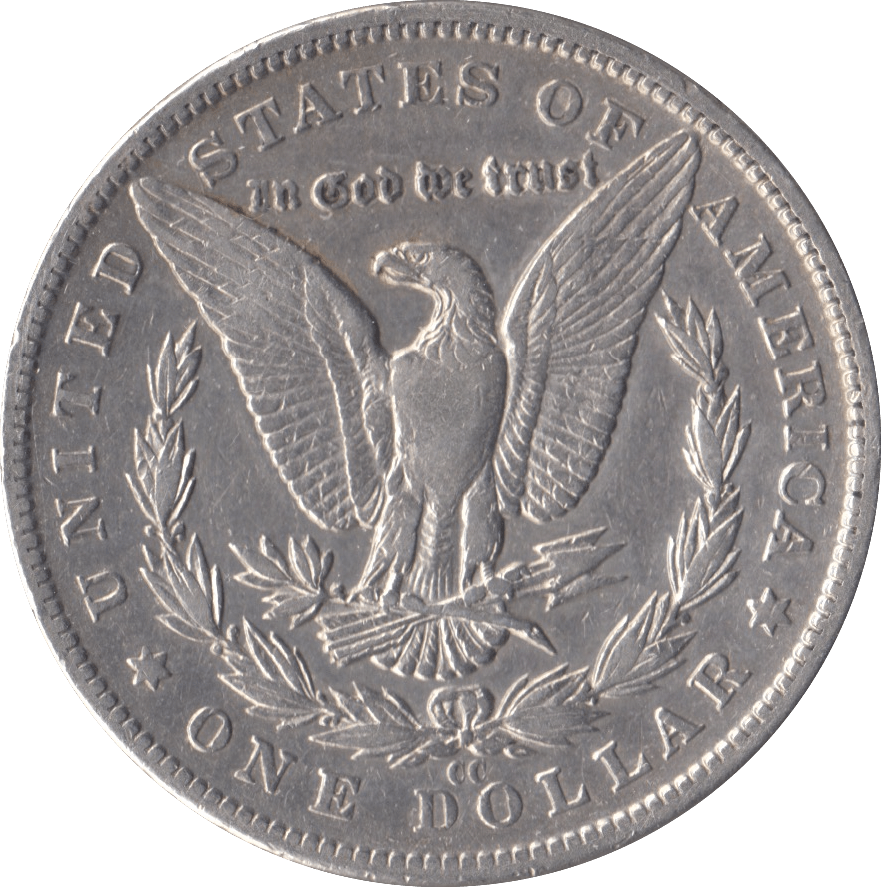 1890 SILVER MORGAN DOLLAR USA CARSON CITY MINT - SILVER WORLD COINS - Cambridgeshire Coins