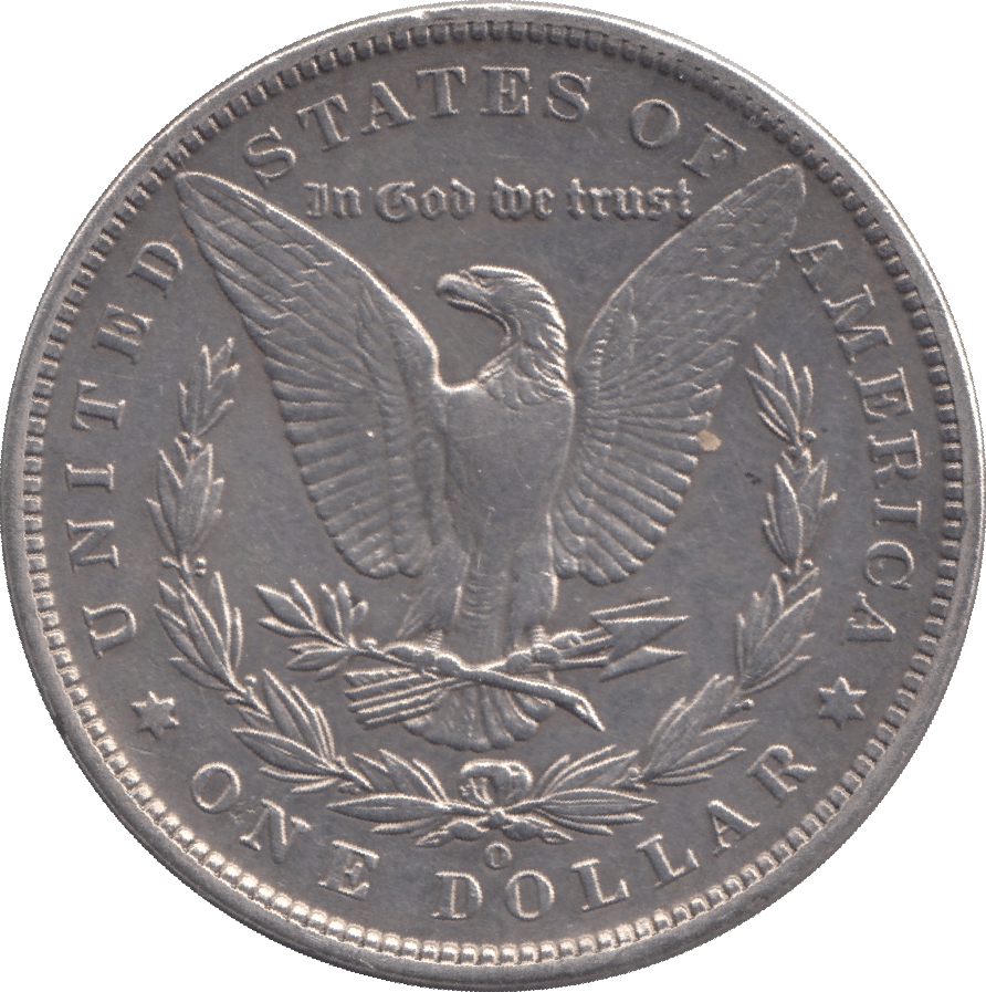 1890 SILVER MORGAN DOLLAR USA NEW ORLEANS MINT - SILVER WORLD COINS - Cambridgeshire Coins