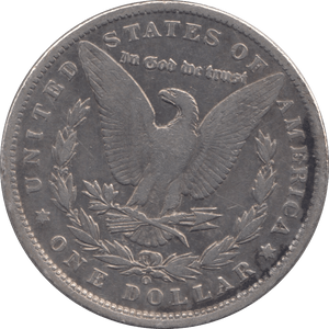 1890 SILVER MORGAN DOLLAR USA NEW ORLEANS MINT - SILVER WORLD COINS - Cambridgeshire Coins